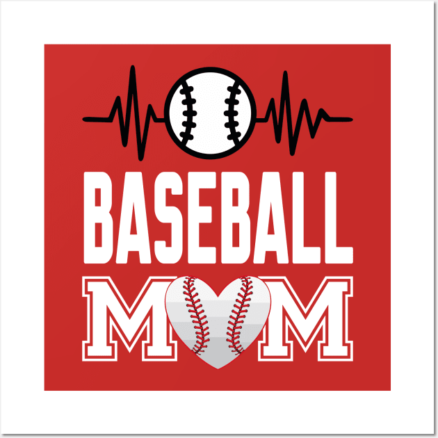 Baseball Mom Wall Art by Work Memes